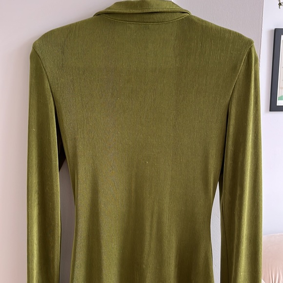 With Jean - Andy Dress Forest Green XS - Picture 9 of 11